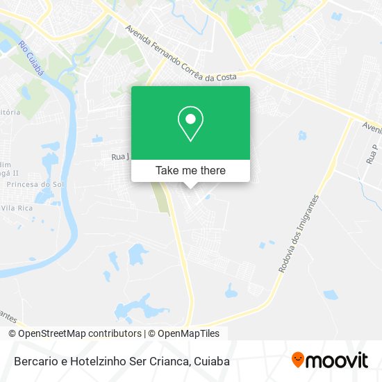 Bercario e Hotelzinho Ser Crianca map