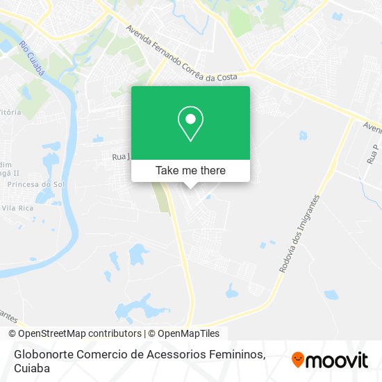 Globonorte Comercio de Acessorios Femininos map