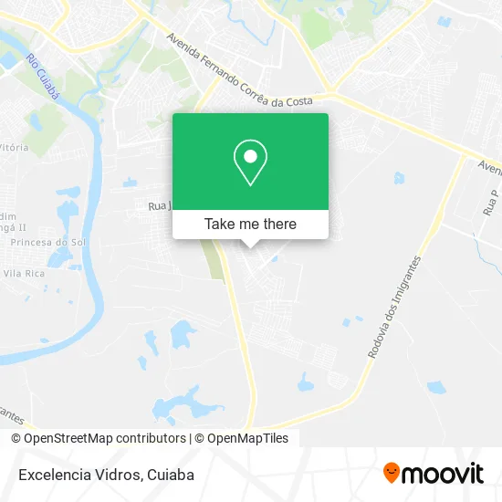 Excelencia Vidros map