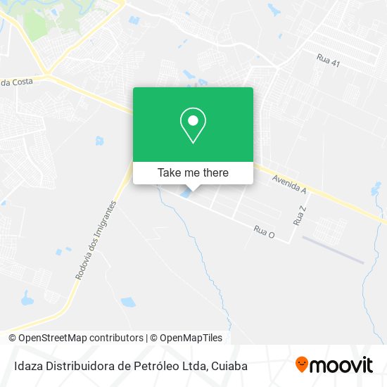 Idaza Distribuidora de Petróleo Ltda map