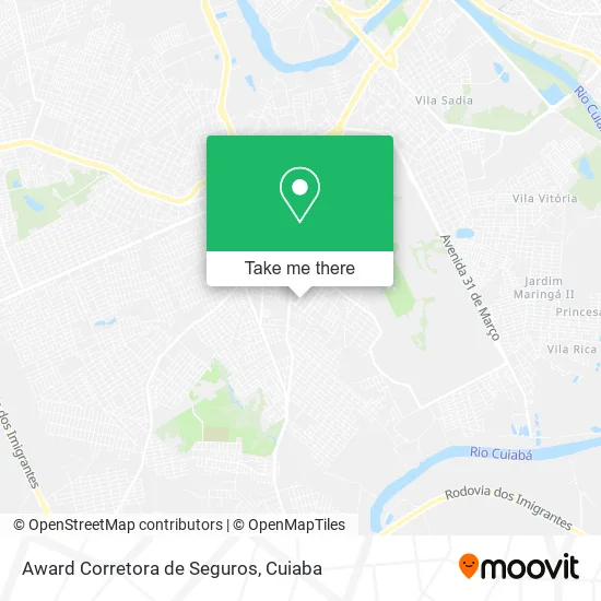 Award Corretora de Seguros map