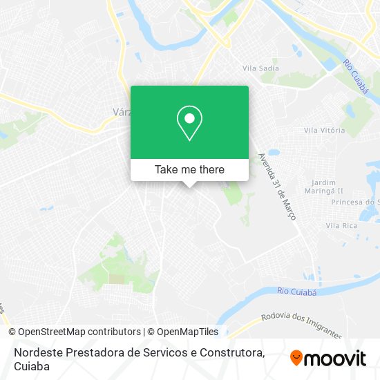 Nordeste Prestadora de Servicos e Construtora map