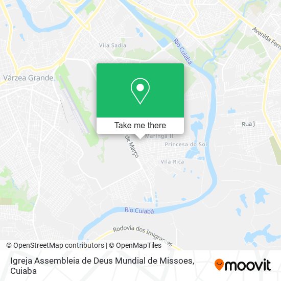Igreja Assembleia de Deus Mundial de Missoes map