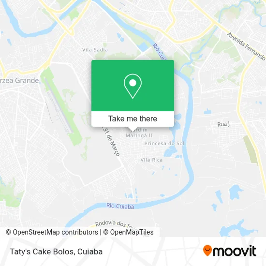 Taty's Cake Bolos map