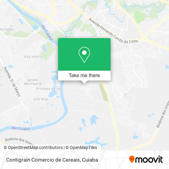 Contigrain Comercio de Cereais map