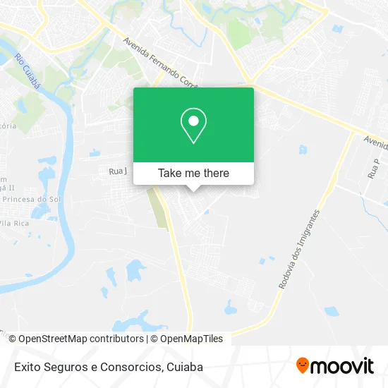 Exito Seguros e Consorcios map