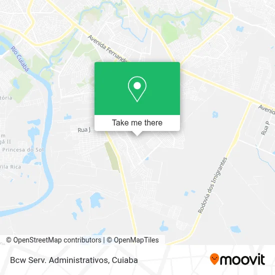 Bcw Serv. Administrativos map