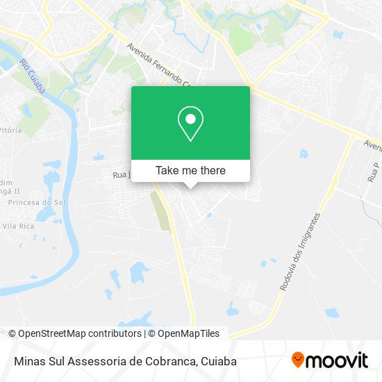 Minas Sul Assessoria de Cobranca map