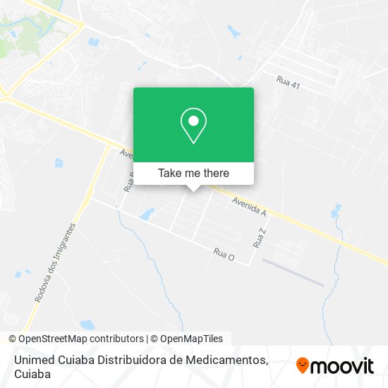 Unimed Cuiaba Distribuidora de Medicamentos map