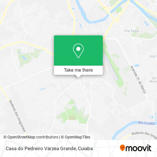Casa do Pedreiro Várzea Grande map