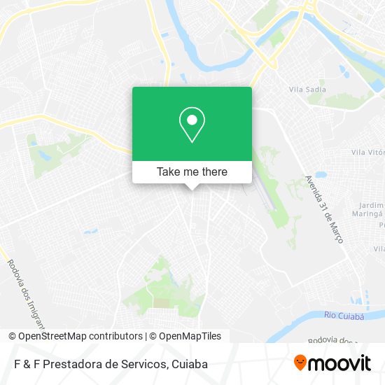 F & F Prestadora de Servicos map