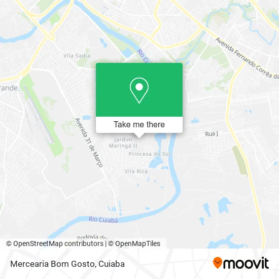 Mercearia Bom Gosto map