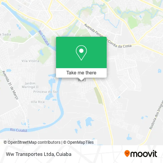 Ww Transportes Ltda map