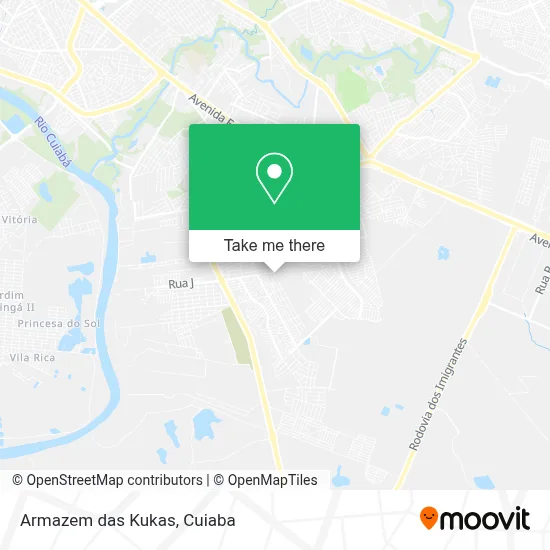 Armazem das Kukas map