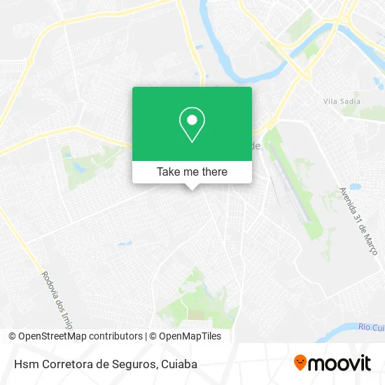 Hsm Corretora de Seguros map