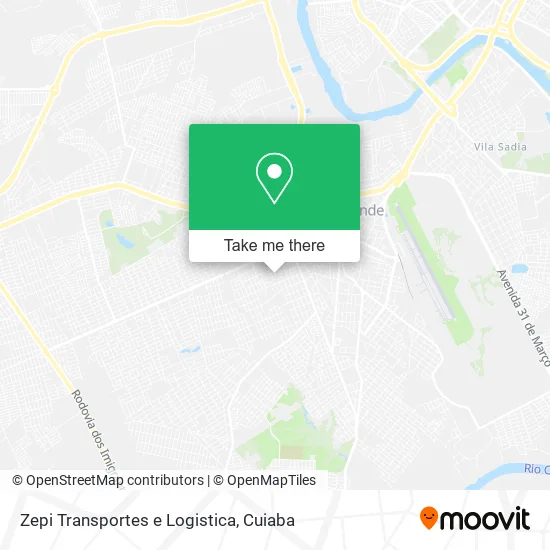 Zepi Transportes e Logistica map