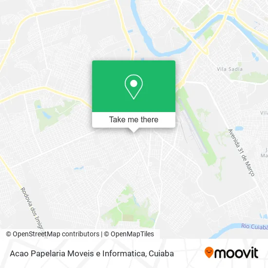 Acao Papelaria Moveis e Informatica map