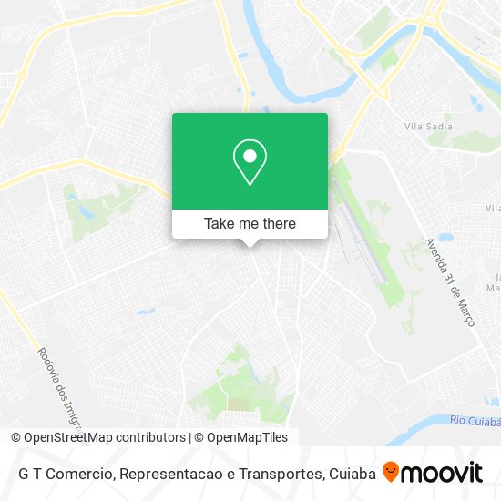 G T Comercio, Representacao e Transportes map