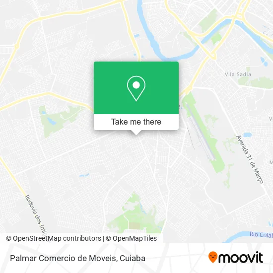 Palmar Comercio de Moveis map