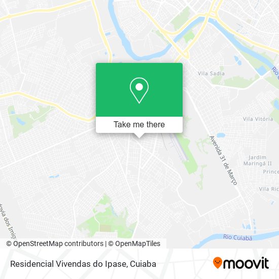 Residencial Vivendas do Ipase map