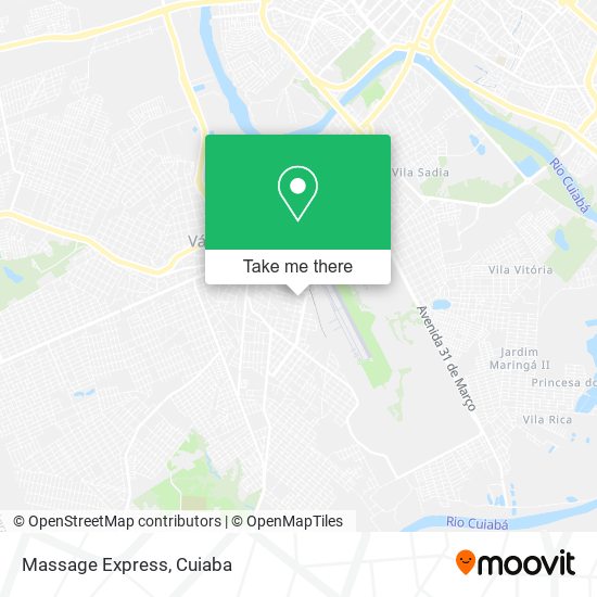 Massage Express map