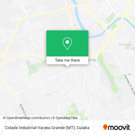 Cidade Industrial-Varzea Grande (MT) map
