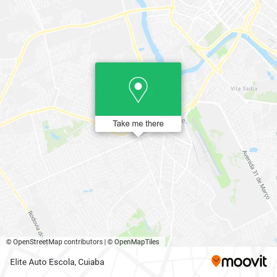 Elite Auto Escola map