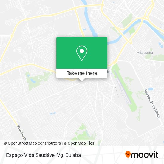 Espaço Vida Saudável Vg map