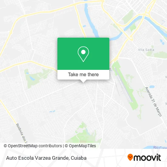 Auto Escola Varzea Grande map