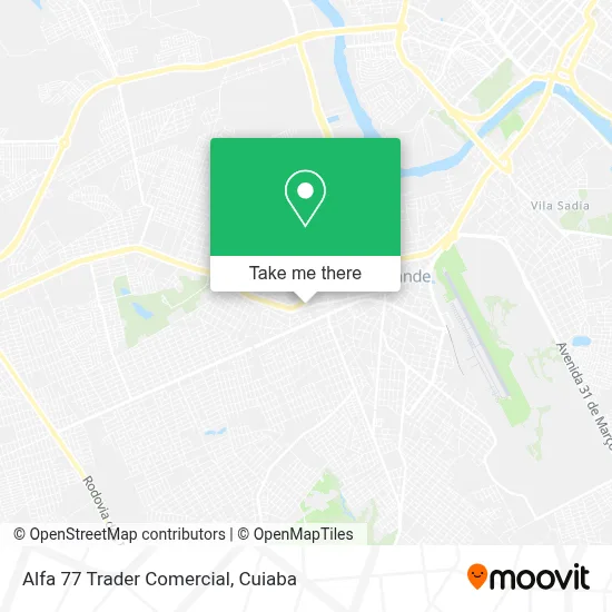 Alfa 77 Trader Comercial map