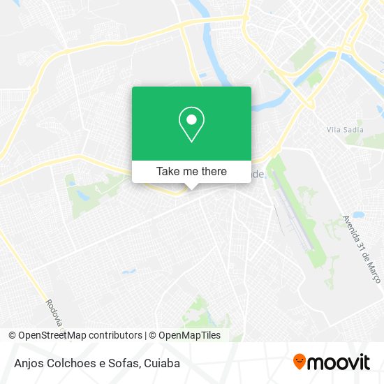 Anjos Colchoes e Sofas map