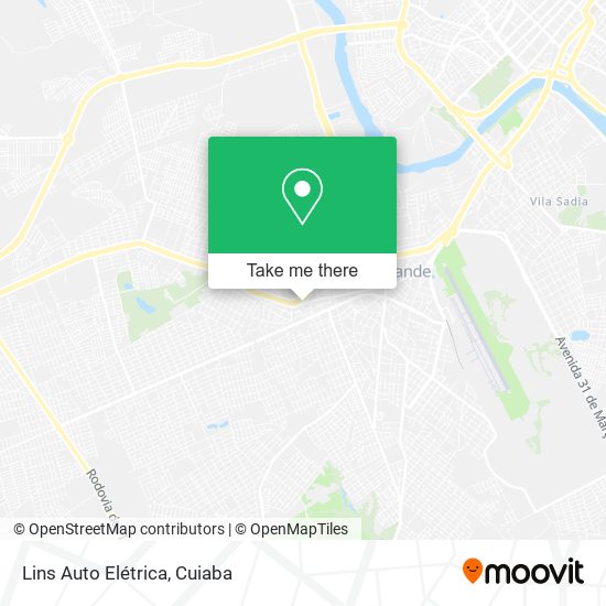 Lins Auto Elétrica map
