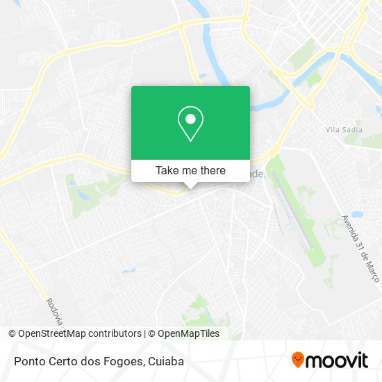 Ponto Certo dos Fogoes map