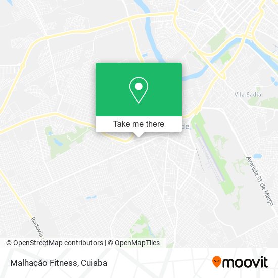 Malhação Fitness map