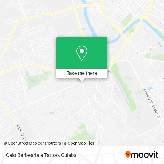 Celo Barbearia e Tattoo map