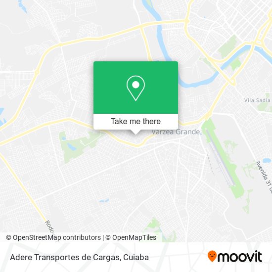Adere Transportes de Cargas map