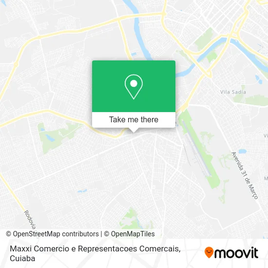 Maxxi Comercio e Representacoes Comercais map