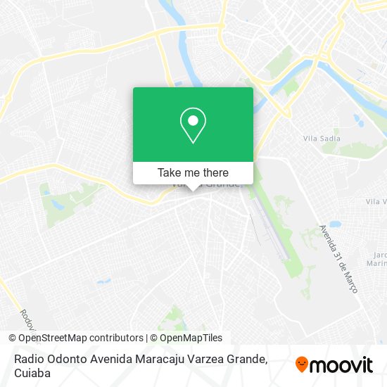 Radio Odonto Avenida Maracaju Varzea Grande map
