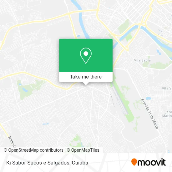 Ki Sabor Sucos e Salgados map