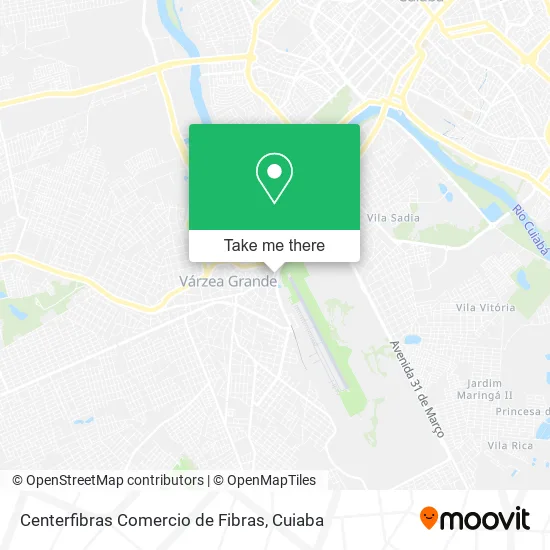 Centerfibras Comercio de Fibras map