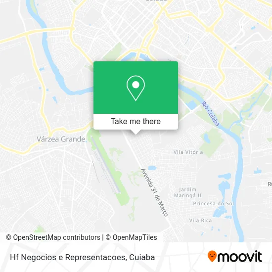 Hf Negocios e Representacoes map