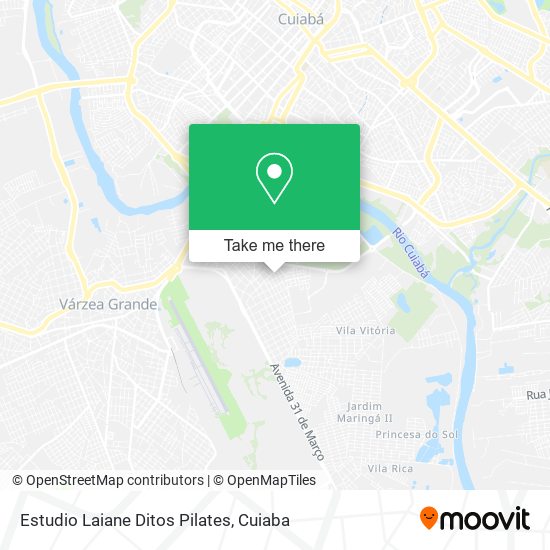 Estudio Laiane Ditos Pilates map