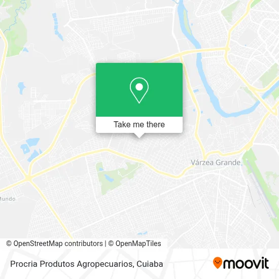 Procria Produtos Agropecuarios map