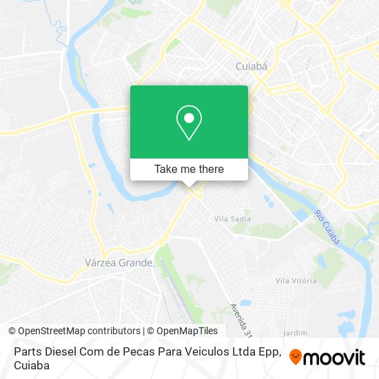 Parts Diesel Com de Pecas Para Veiculos Ltda Epp map