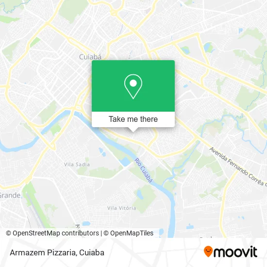Armazem Pizzaria map