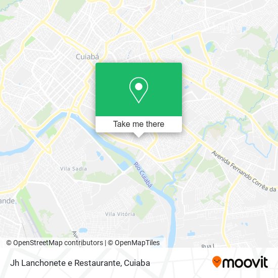 Jh Lanchonete e Restaurante map