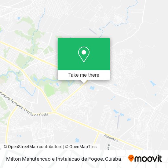 Milton Manutencao e Instalacao de Fogoe map