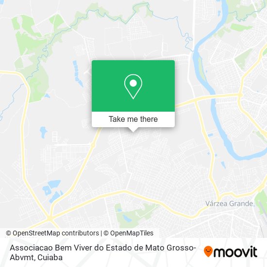 Associacao Bem Viver do Estado de Mato Grosso-Abvmt map