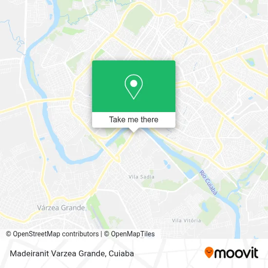 Madeiranit Varzea Grande map