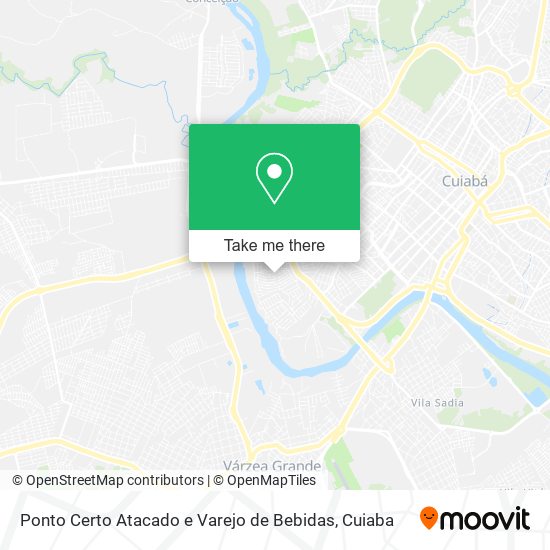 Ponto Certo Atacado e Varejo de Bebidas map